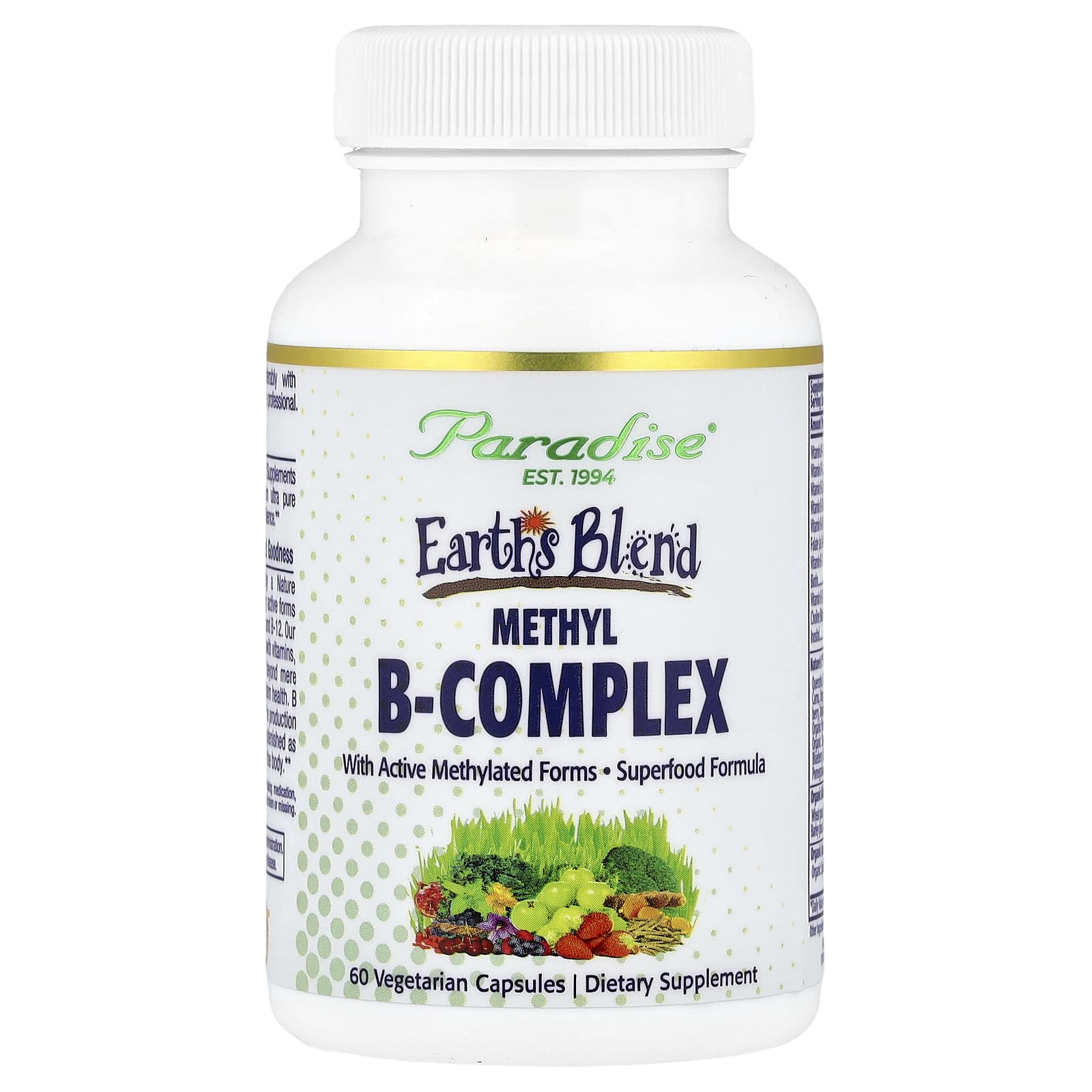 

Earth S Blend, Methyl B Complex, 60 Veggie Caps