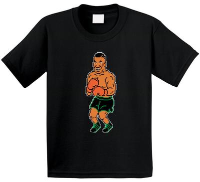 Mike Tyson 8 Bit Mike Tyson's Punch Out Boxing Video Game Cool Fun Adult T Shirt Unisex T-Shirt