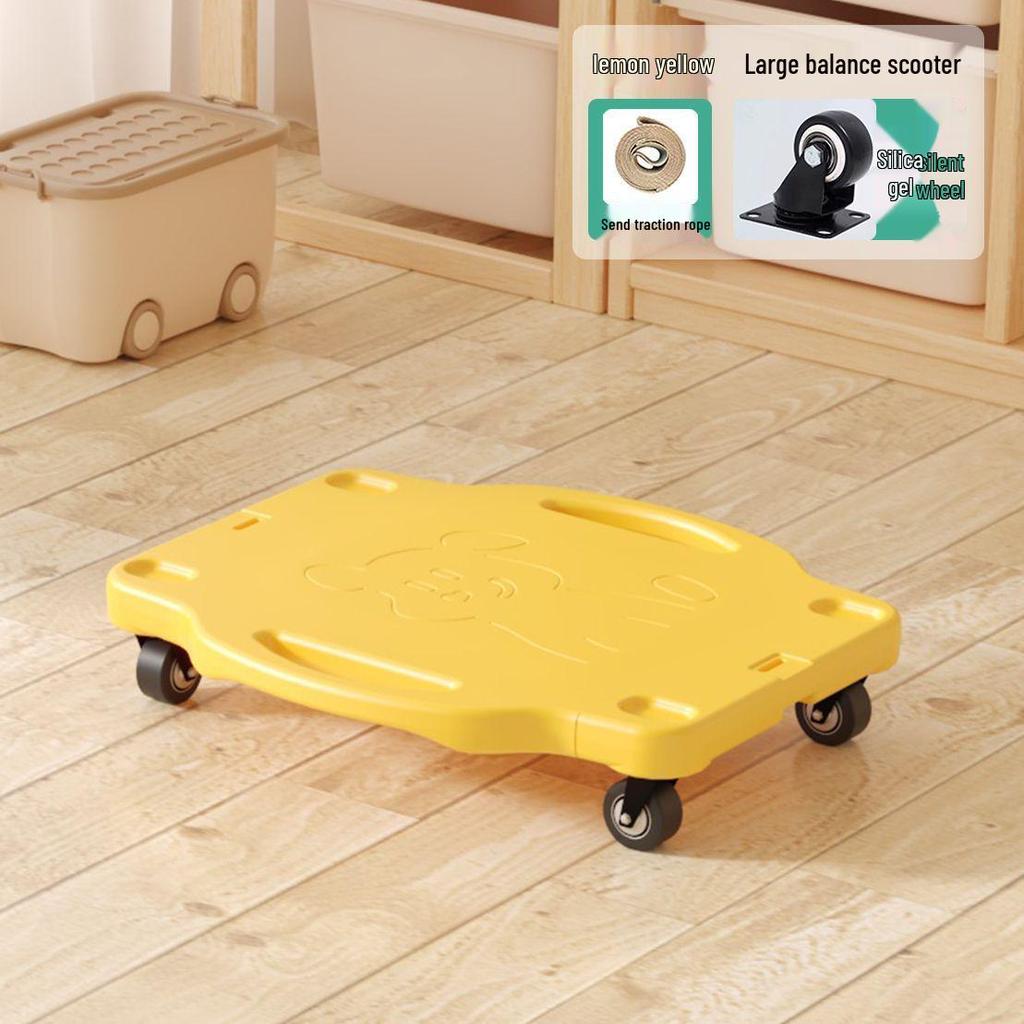 Children's Sensory Balance Board: Anti-Rollover Kindergarten Scooter for Indoor and Outdoor Play