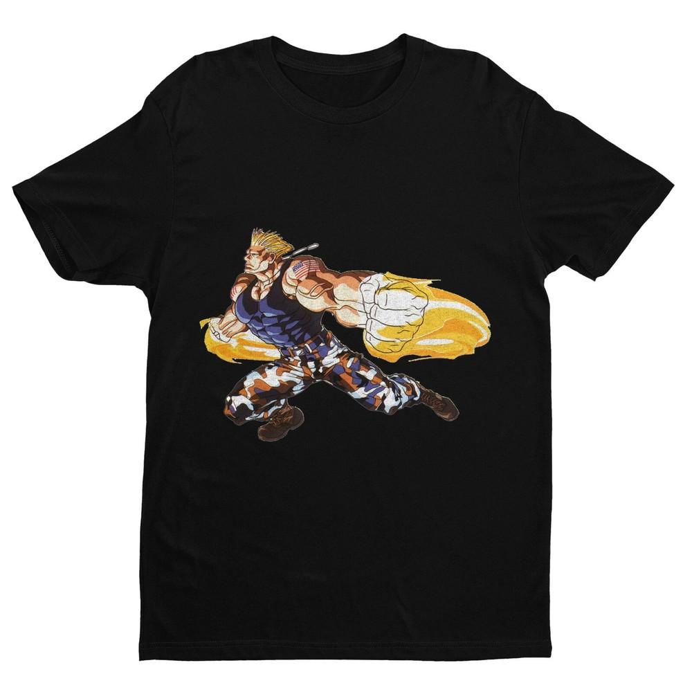 

Guile SF2 Turbo Hyper Fighting Premium Unisex T Shirt Exclusive Design 3XL