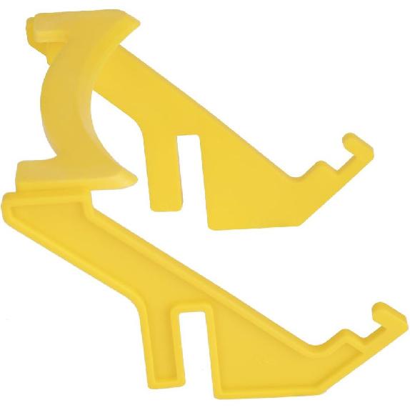 Zerodis Yellow Plastic Bee Honey Bucket Rack Holder Beekeeping Beekeepers Tool for Easy Pour Honey