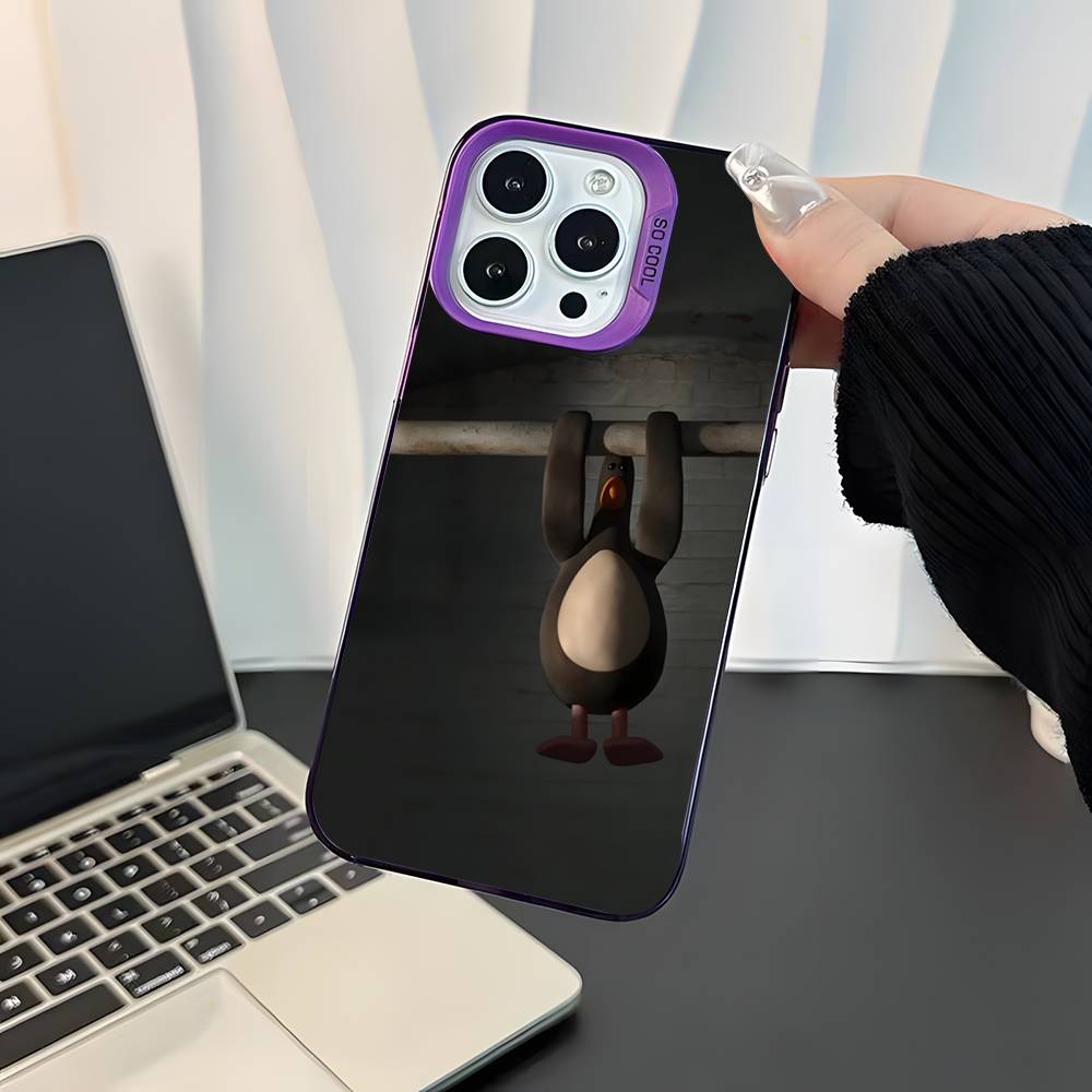 

Funny Feathers McGraw Phone Case For iPhone 17,16,15,14,13,12,11,Mini,Pro,E,SE4,XS,MAX Purple Candy Matte Cover iPhone15plus