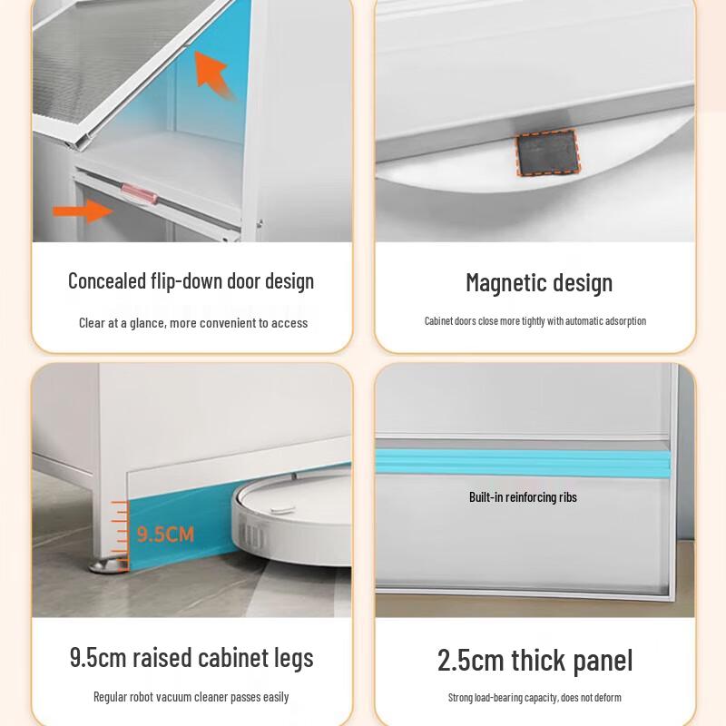 Floor-Standing Dustproof Kitchen Storage Cabinet