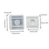 Square Candle Holder Molds Candlestick Molds for Crafting Candle Holder Tealight Holder DIY Craft Home Decorations
