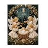 Handgefertigte Religiöse Bastelarbeiten Krippe Perlmutt-Kunst-Set, Heilige Familie Malerei DIY Künstlerische Projekte für Anfänger 3D Bastelset Erwachsene, Weihnachten Zuhause