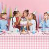 Pink And White Checkered Tablecloths Disposable Party Picnic Tablecloths Splash Proof Checkered Tablecloths For Camping Decoration Party Gifts