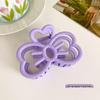 Koreanischer Eleganter Kürbisbogen Polka Dot Haarspange - Groß, Cremige Texturierte Hochsteckfrisur-Accessoire