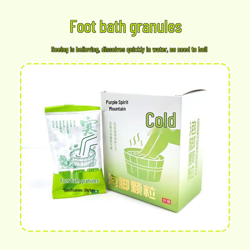 Dual-Color Herbal Foot Soak Beads - No-Boil Mugwort Concentrated Foot Bath Liquid for Home Use