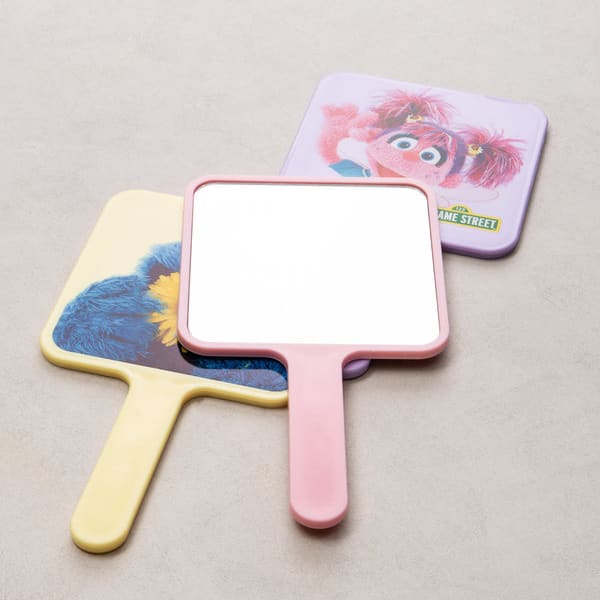 Sesamová ulice Čtvercové ruční zrcátko