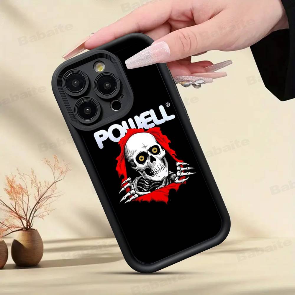 P-Powell P-Peralta Telefoonhoesje Voor IPhone 17 16 15 14 13 12 11 Pro Max Plus Mini Geluk Hoesje