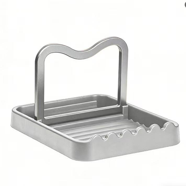 Multi-functional Kitchen Rack: Pot Lid, Cutting Board, Spoon, and Spatula Holder
