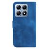 For Xiaomi 14T Stand Case 7-Shaped Pattern Imprint Leather Phone Cover