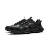 Li Ning Cloud Leopard Reflective Trendy Sports Non-Slip Rebound Mid-Top Casual Shoes Unisex Casual Shoes Black Gray AZGV069-1