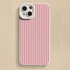 Minimalist Vertical Stripe Pattern Phone Case for iPhone 17 16 15 14 13 12 11 16E Series Pro Max Plus Double Layer Protection