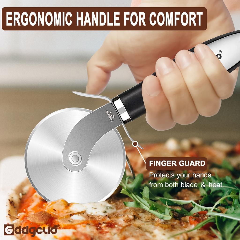 Nerezová ocelová pizza špachtle trojúhelníková špachtle na sýrový koláč pro pečení a vaření