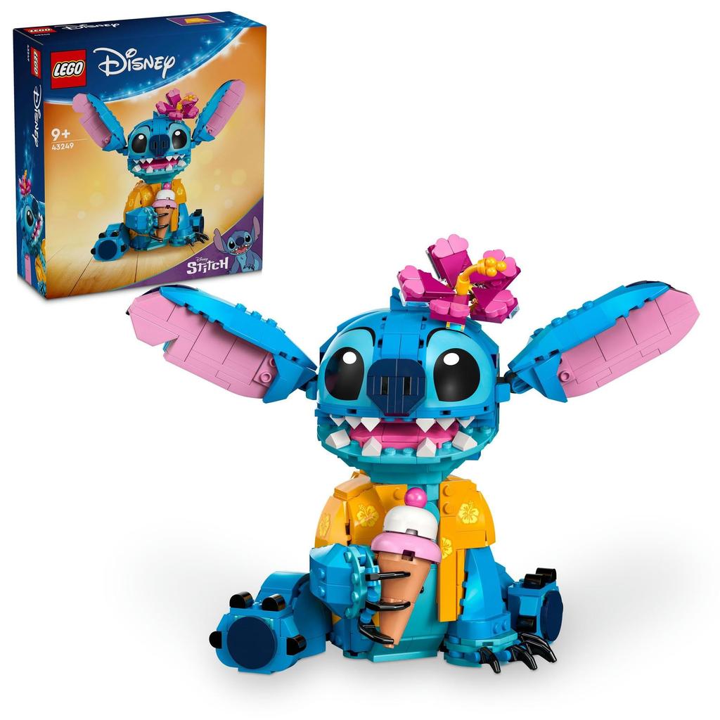 LEGO Disney Stitch Toy Birthday Present Block Girls Boys Children 9 Years Old 10 Years Old 11 Years Old Elementary School Pretend Play House 43249