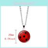 Collier Naruto Accessoires Anime Neuf Tomoe Rinne Sharingan Pendentif Pierre Magique Alliage Cristal