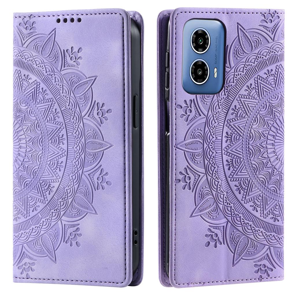 For Motorola Moto G45 5G/G34 5G Leather Case Magnetic Auto Closing Wallet Phone Cover