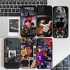 Coque de téléphone C-Chris B-Brown Pour Iphone 16 15 17 13 14 12 11 Pro Max Plus Coque Arrière Noire