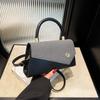 Borsa a Spalla Quadrata Piccola in PU alla Moda con Patta Superiore per Uso Quotidiano Casual
