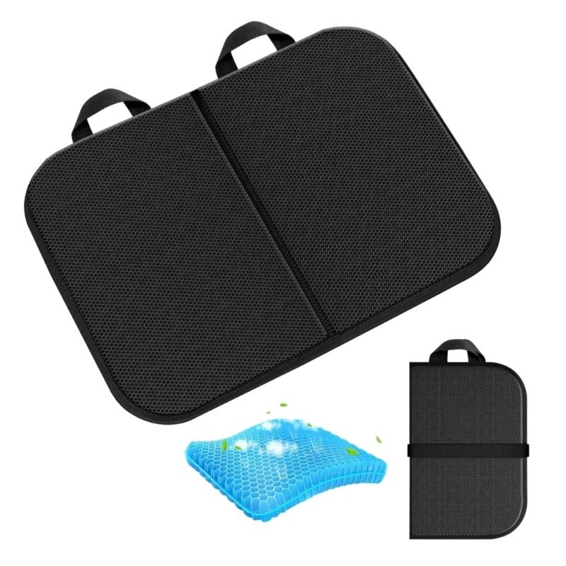 Multifunctional Honeycomb Gel Seat Pad Folding Design Outdoor Sitting Pad Suitable for Wheelchair Camping and Travel