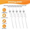 Fresh 16PCS Disco Ball Straws, Disco Party Decorations Straws With Mini Silver Disco Ball Decor, 70S Disco Party Supplies Easy T