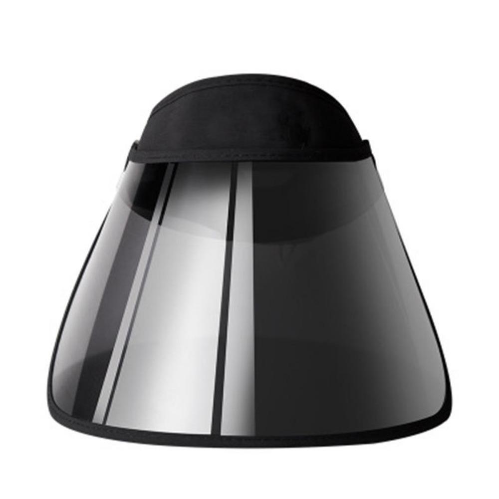 Portable Women Sun Hat Large Wide Brim Anti-UV Protection Empty Visor Cap Rollable Solar Protection Sunshade Cap Summer