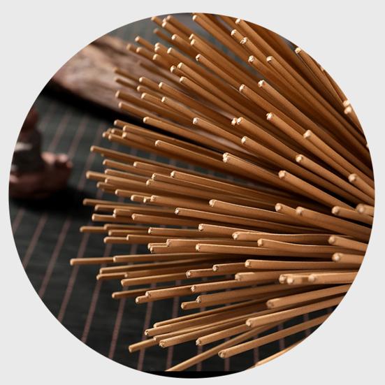 350Pcs/Pack Sandalwood Incense Low Smoke Wide Application Powder Natural Fragrance Incense Stick Home Supplies