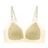 Summer ultra-thin jelly glue, comfortable and breathable fixed cup, no steel ring text bra gathers new models