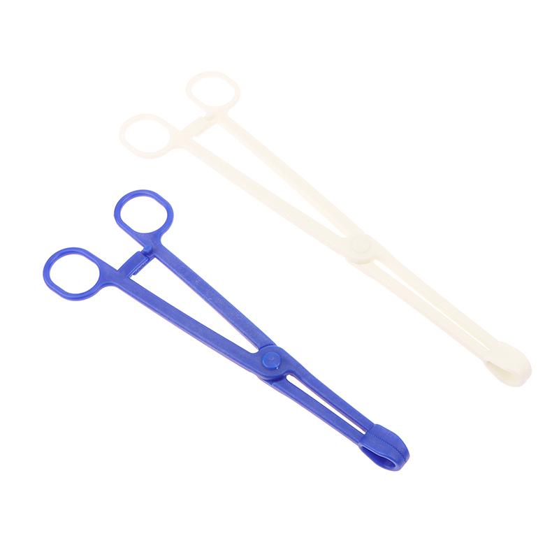1Pc Disposable Sterile Slotted Round Navel Forceps Clamp Triangle Open Plier Ear Nose Lip Belly Body Piercing Forceps Tools