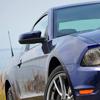 2x Gloss Black Side Door Mirror Covers Shell Cap Trim For Ford Mustang 2009~2013