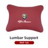 For Alfa Romeo Car Sticker Leather Car Seat Neck And Back Pillow Breathable Accessories For Alfa Romeo 159 Giulietta Giulia 147LG9 