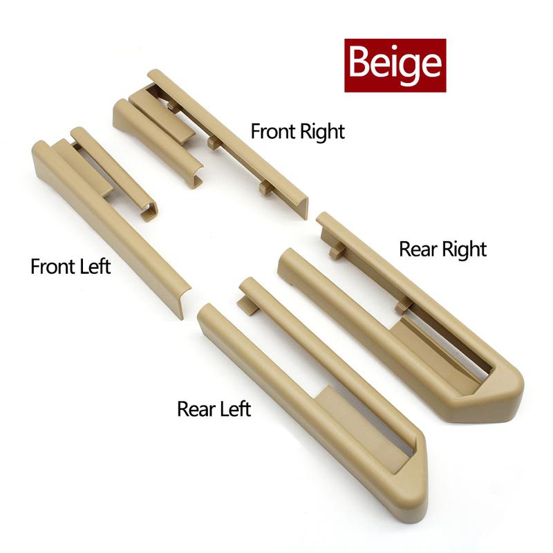 Interior Car Left Right Seat Sliding Track Rail Cover Trim Replacement For BMW X5 X6 E70 E71 E72 2007-2014