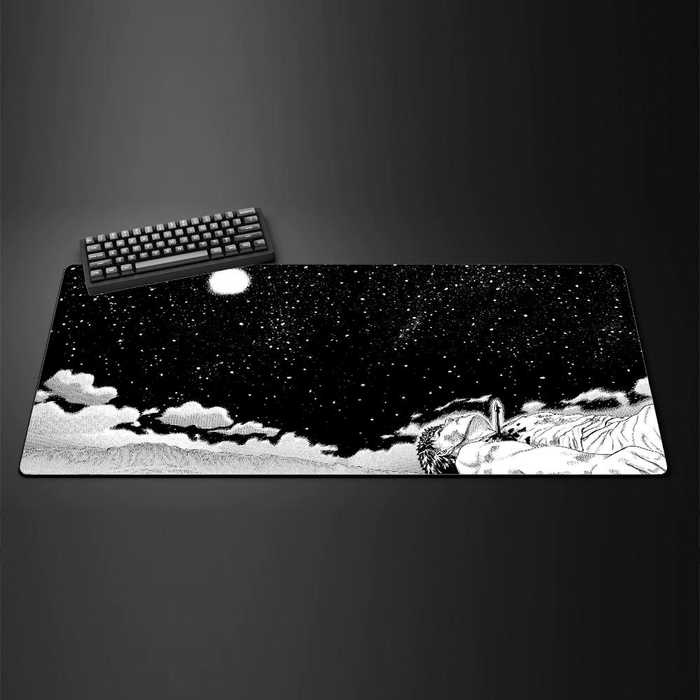 Tappetino per Mouse Accessori per Computer da Gioco Varmilo Tastiera MousePad CS GO LOL Tappetino Mouse Berserk Guts Anime Tappeto Gamer Tappetino per Scrivania