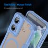 For Motorola Moto G35 5G Magnetic Case TPU + PC Phone Back Cover