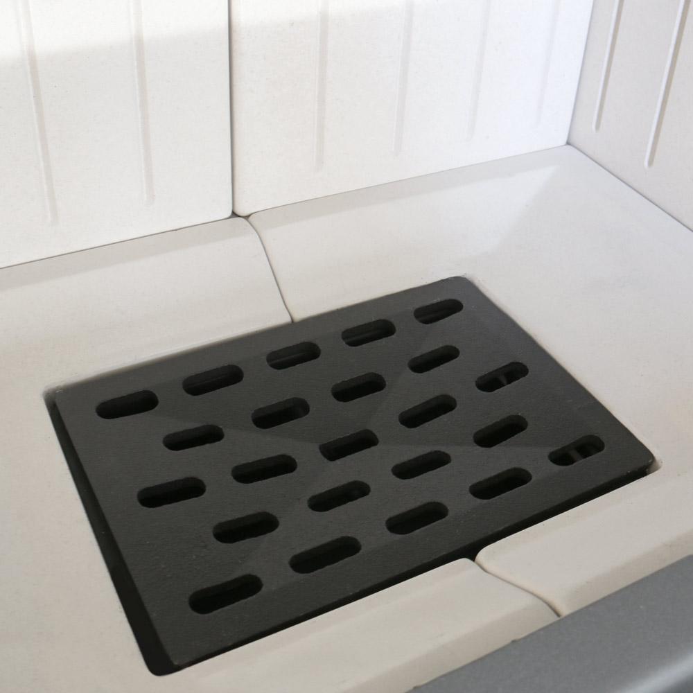 Steel fireplace KRATKI NBC 500/500 8 kW Ø 200 Lift-up self closing door