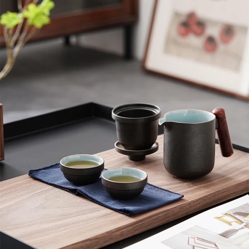 Portable Ceramic Travel Tea Set
