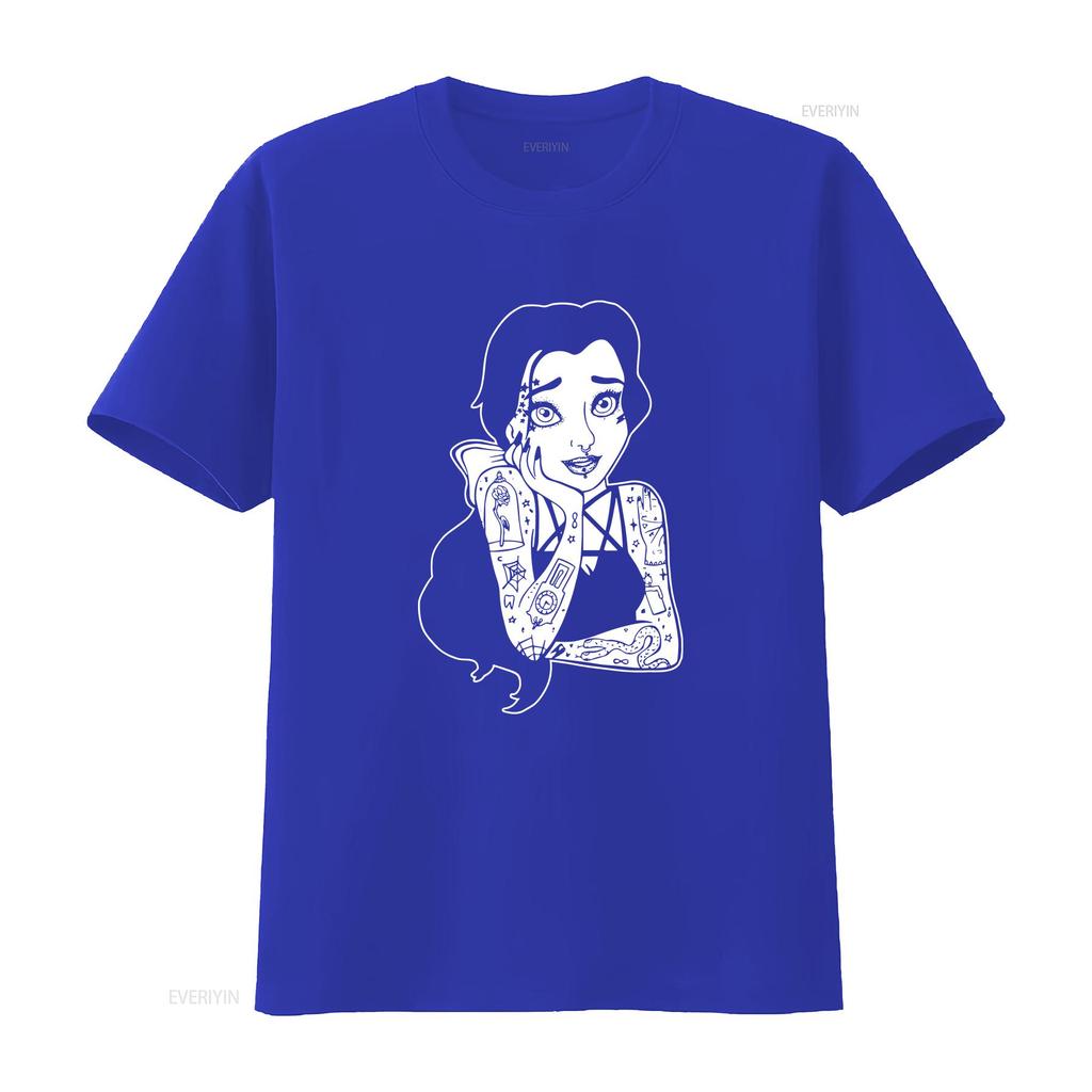 Belle Beauty Cool 80s T Shirt vintage Washed Unisex Stretched Comfortable Versatile Soft Top For Everyday Wear Breathable
