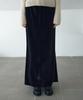 Awi Velvet Jersey Skirt_Black