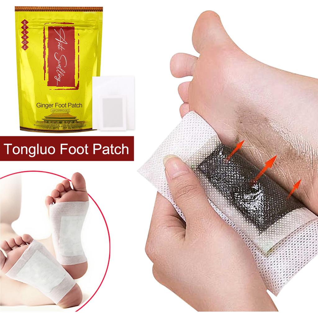Buy Ginger Wormwood Detox Foot Patches Deep Cleansing Tongluo Foot Sticker AntiSwelling Body