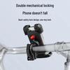Aluminum Alloy Anti-Shake Bicycle & Motorcycle Phone Holder for Navigation