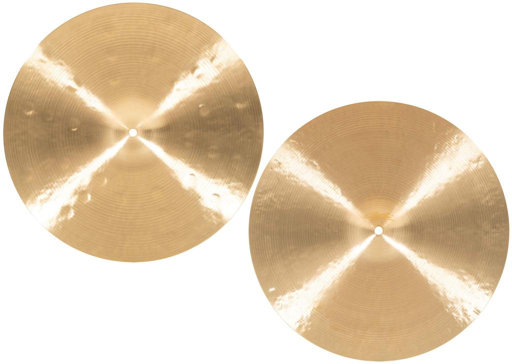 MEINL Cymbals Byzance Vintage Series Cymbals Vintage Sand Hihat Pair B16SAH Hi-hat 16" []