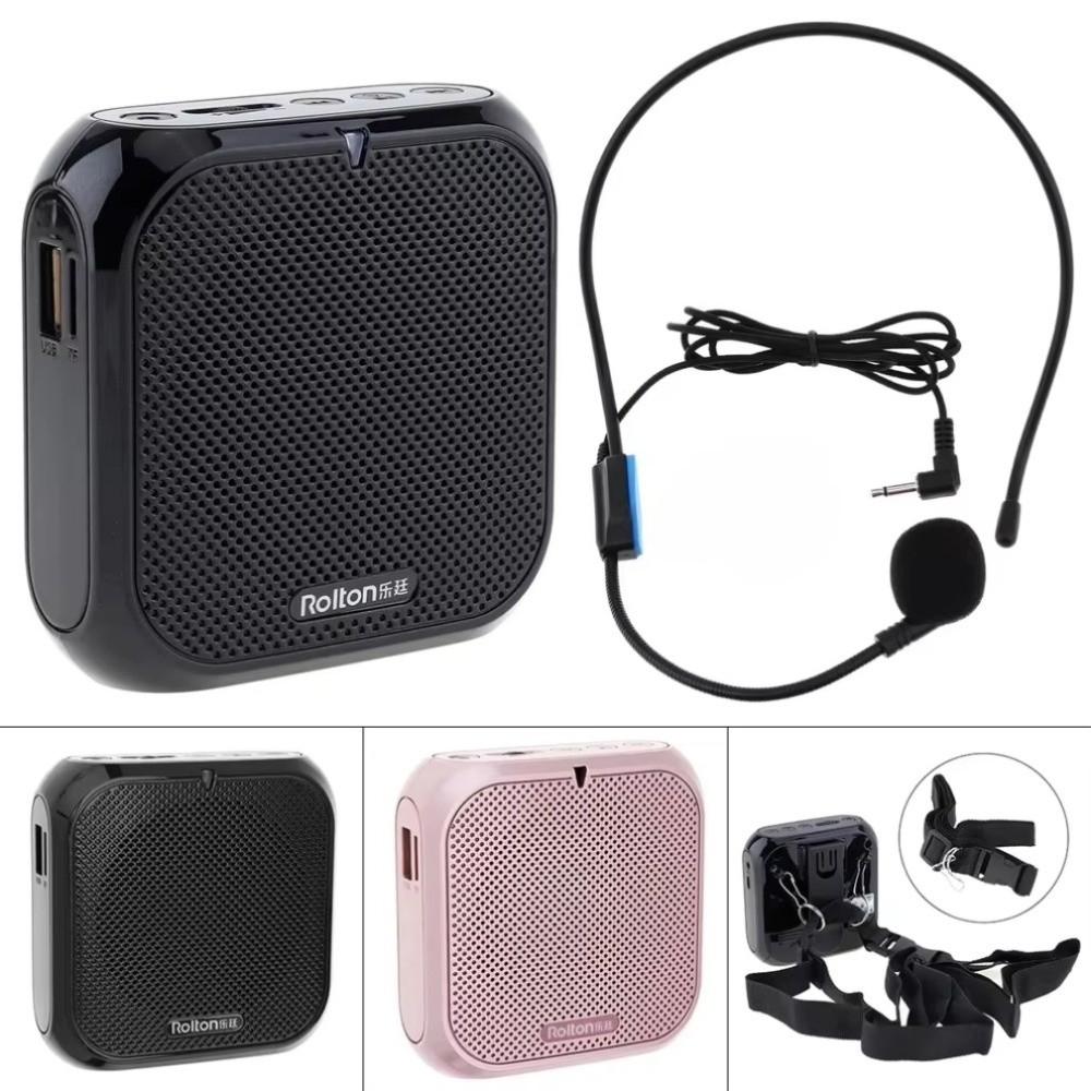 Rechargeable Microphone Speaker Ultralight Loudspeaker Voice Amplifier  Outdoor Use