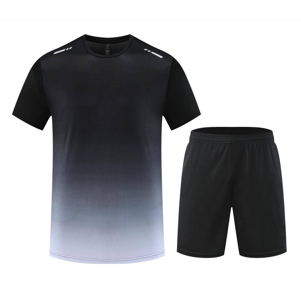 Unisex Summer Sports Casual Set - Ice Silk, Quick-Dry, Breathable, 150g Fabric
