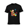 funny and cute curious george monky face T-Shirt summer tops essential t shirt graphic tee shirt cotton t shirt men