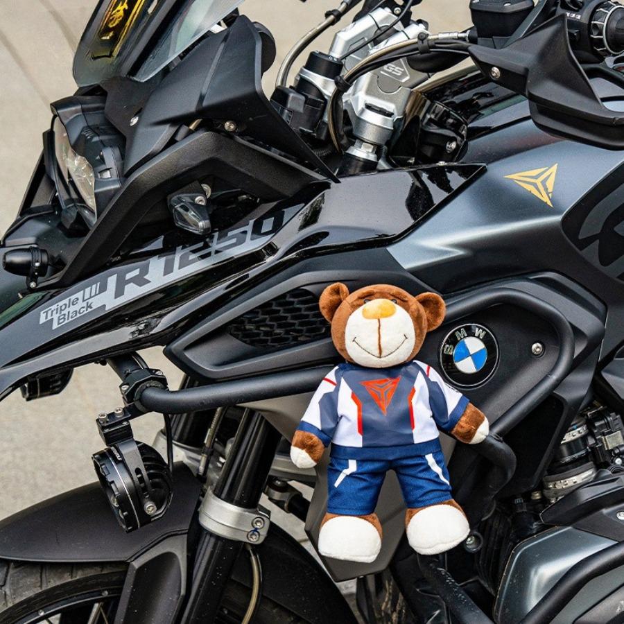Cute Cartoon Bear Ornaments - Adorable Decorative Figurines for Motorcycle & Car Trunk Accessories