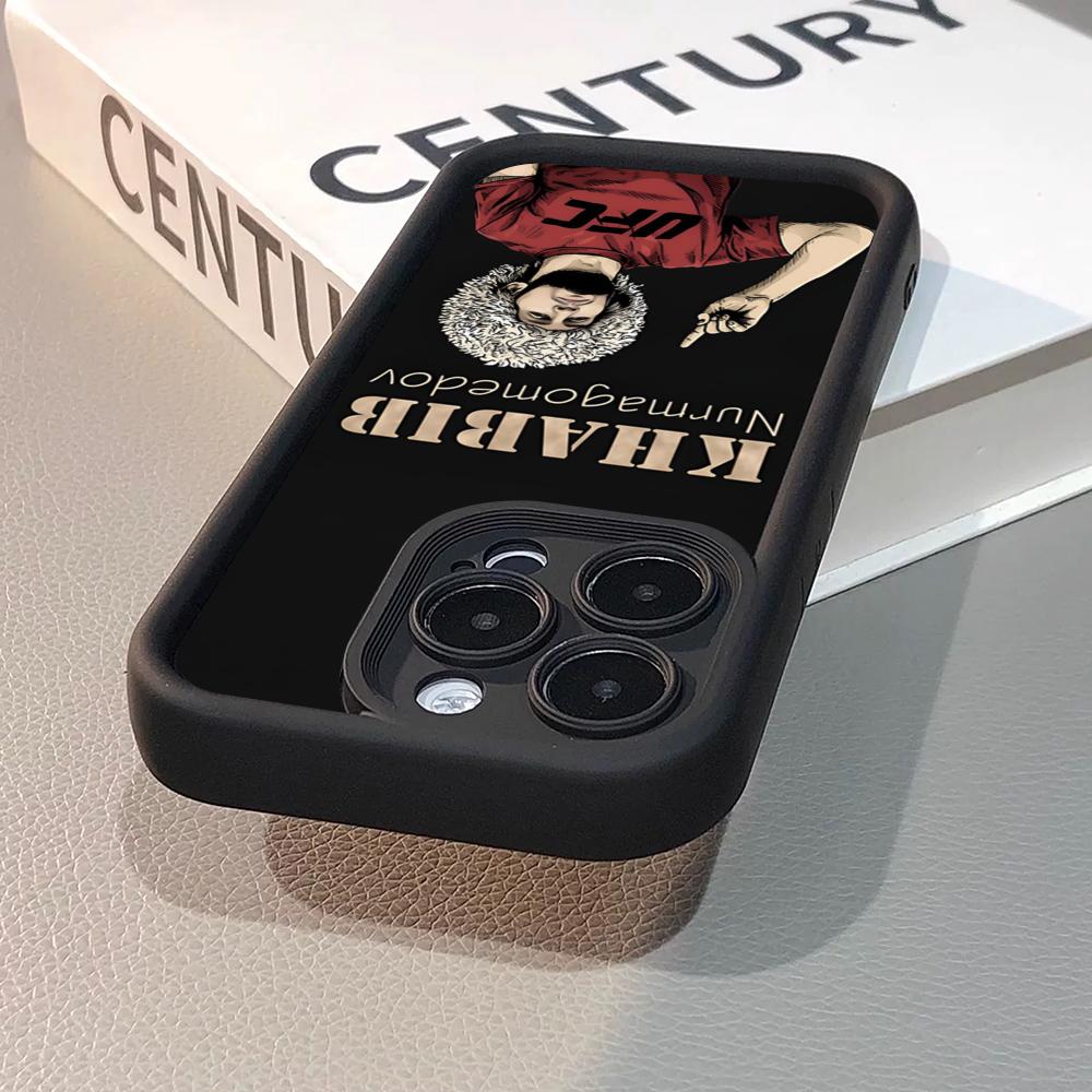 Husă de telefon Khabib Nurmagomedov pentru iphone 17 16 Air 15 14 13 11 12 Pro Max Plus Husa soft shell