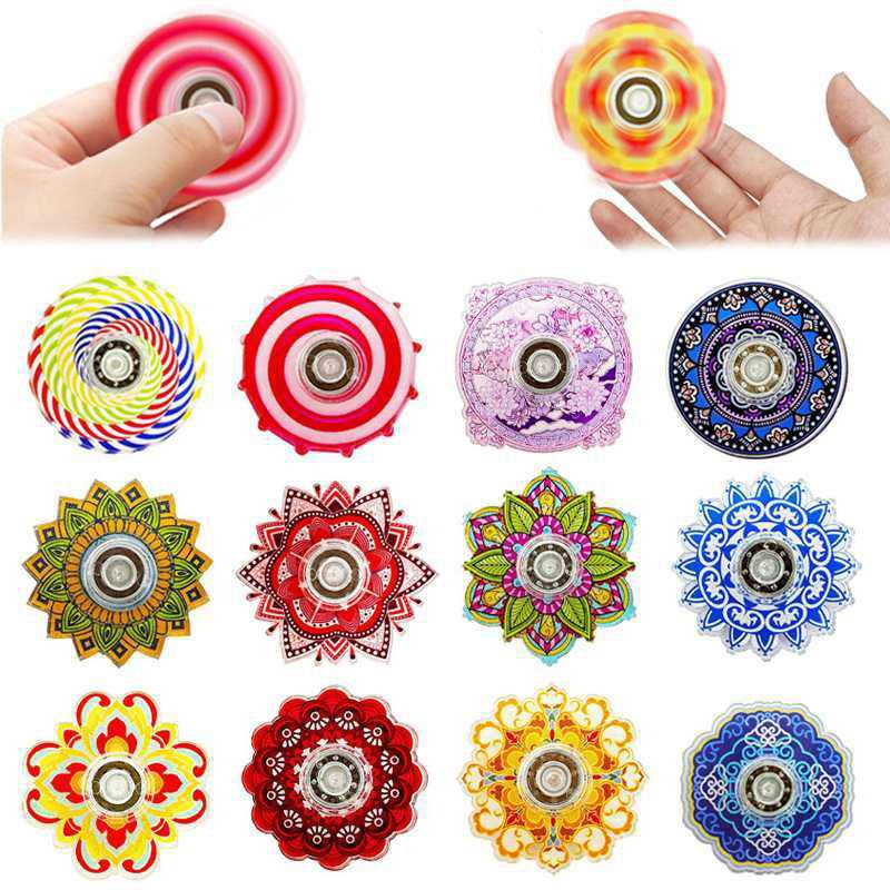 Toys 10PCS Small Fidget Spinners Bulk Variety Birthday Giveaways for Fun Party Favors Gifts Anxiety ADHD Stress Relief Kids