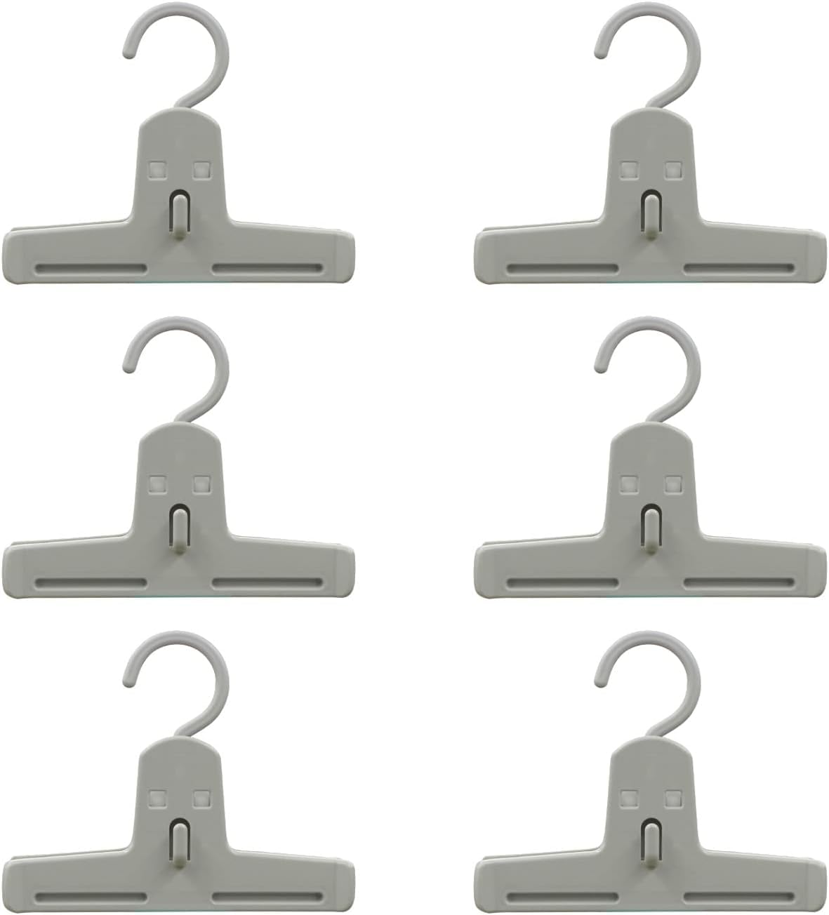

Shinko Hanger Mono Closet Easy Clipper Clothes Set of Made in Suitable for hanging bath and Durable and prevents clothes from losing their Ideal for серый