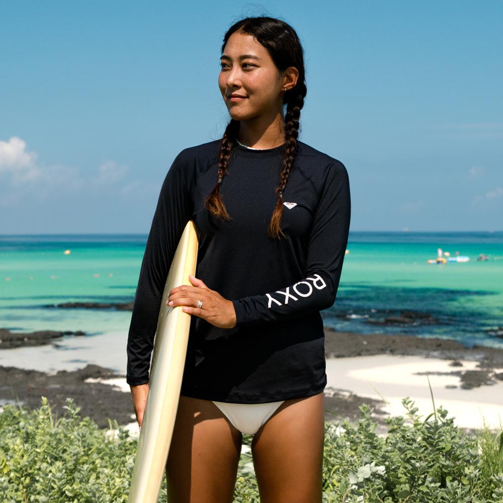 ROXY Women'S Loose Fit Rash Guard Rx927Kwt
